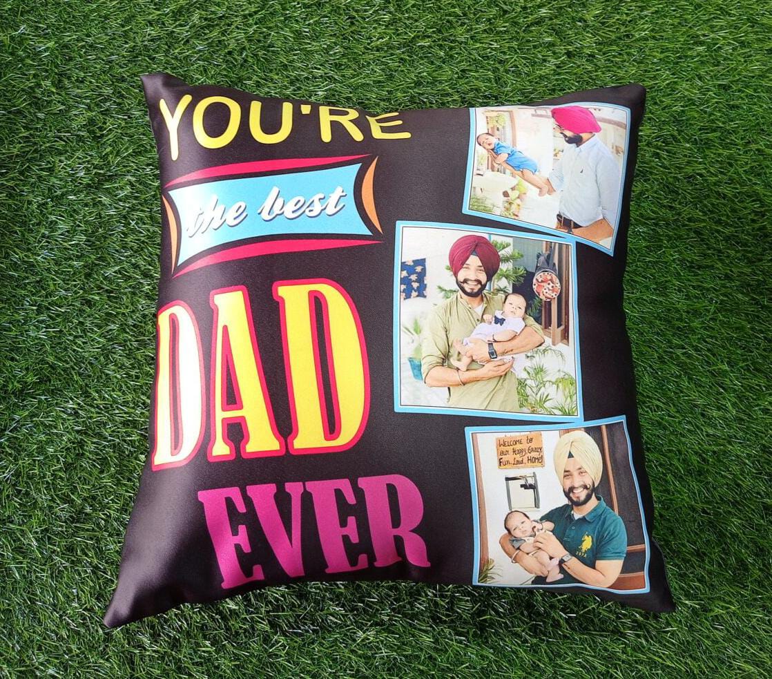 Pre-printed Cushion-Dad Design (Single Side)