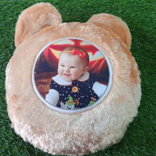 Photo+Panda Face Cushion