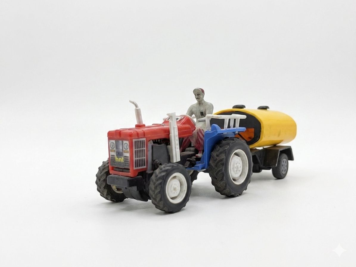 Tractor with Tanker Centy Toy Model