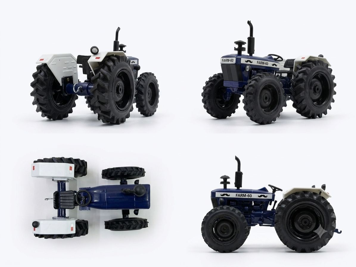 Farm-60 4WD Toy Tractor - Image 2