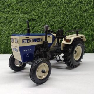 744 Model Tractor With Handmade Bonnet