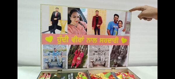 Customized Rakhi Box Type 3 (Only Box and Customization) - Image 2