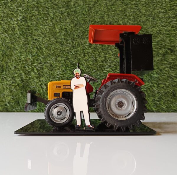 5911 Modified Model Tractor With Photo Cut Out Type- 1 - Image 2