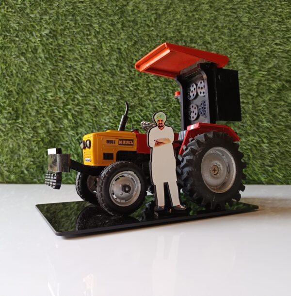 5911 Modified Model Tractor With Photo Cut Out Type- 1