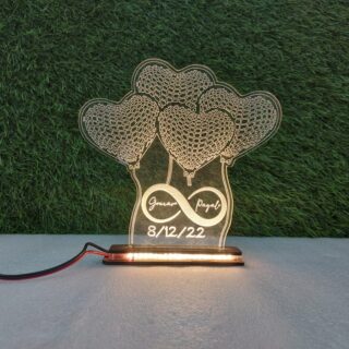 Heart Balloon LED Frame